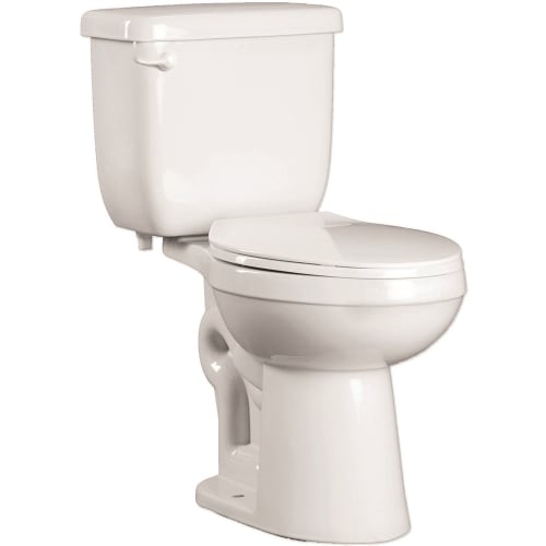 ProFlo Complete Toilet Kit, Elongated Bowl, White, with Seat & Wax Ring, ADA